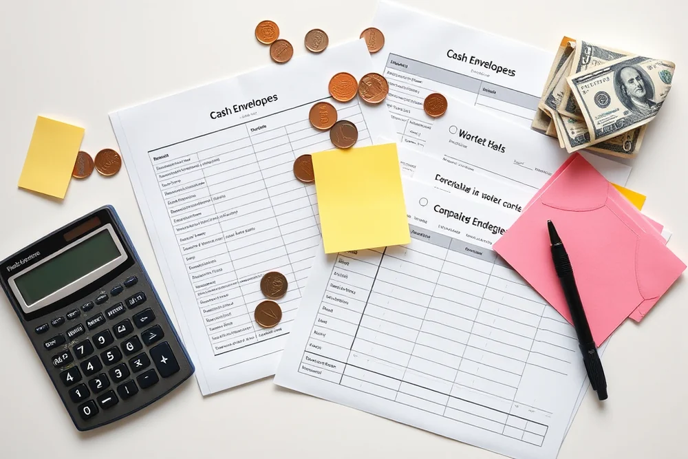 cash envelope budgeting step-by-step guides — Cash Envelope Budgeting Step-By-Step Guides (the finished result)