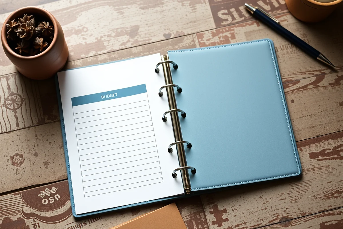 cash envelope budget binder — Cash Envelope Budget Binder (the finished result)