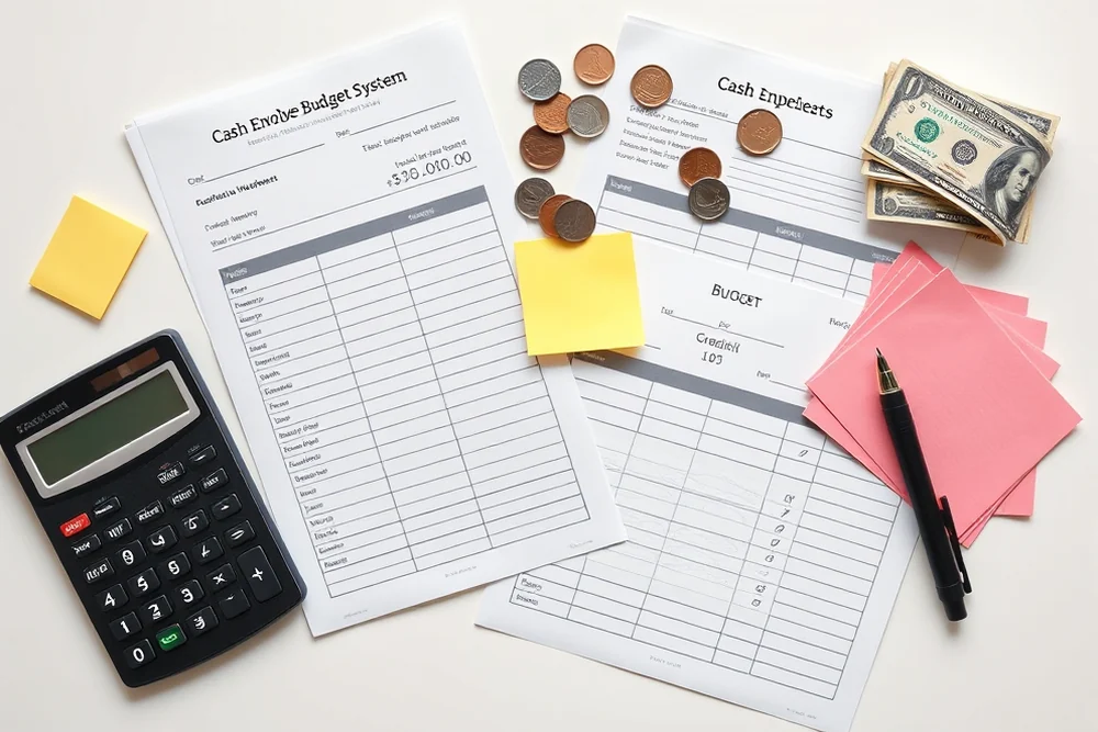 cash envelope budget system — Cash Envelope Budget System (the finished result)