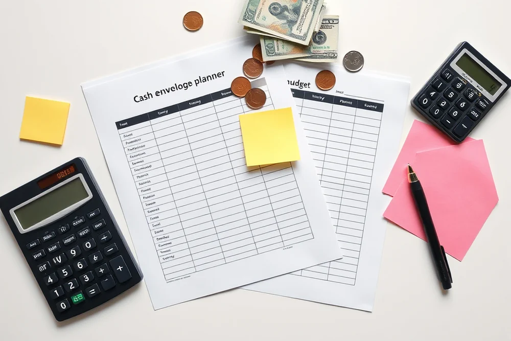 cash envelope budget planner — Cash Envelope Budget Planner (the finished result)