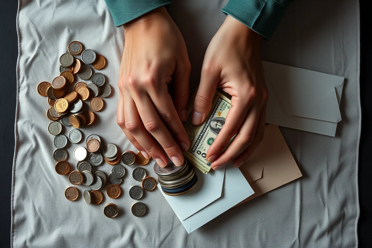 cash envelope budgeting income on a budget — Cash Envelope Budgeting Income On A Budget (the finished result)