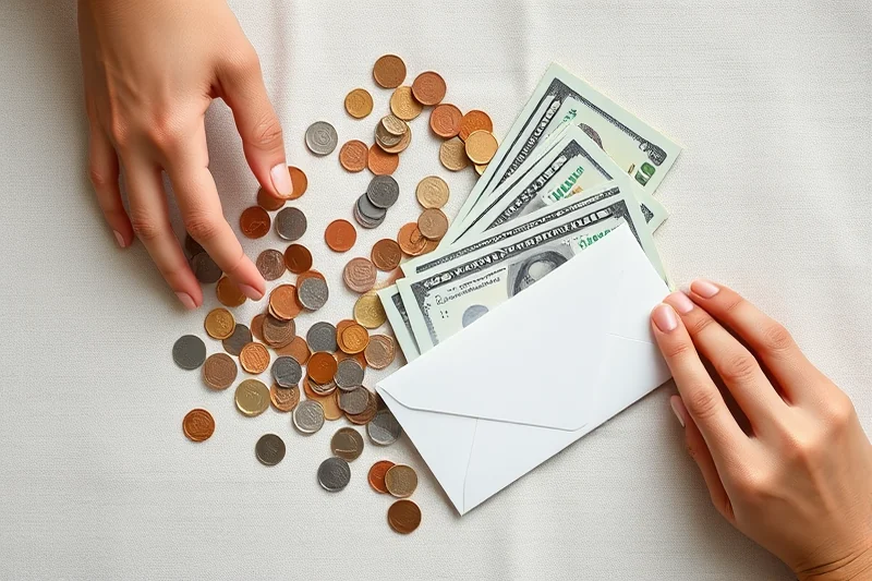 easy cash envelope budgeting step — Easy Cash Envelope Budgeting Step (the finished result)